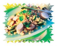 Pilz-Pfanne mit Putenbrustfilet