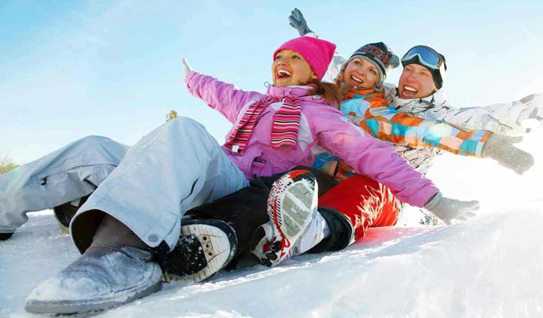 Kalorien verlieren durch Wintersport